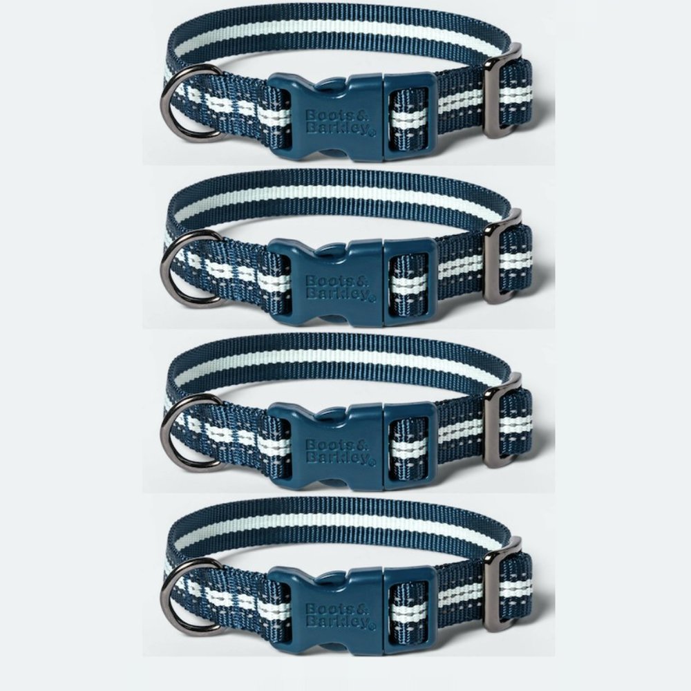 NEW Boots & Barkley Medium Reflective Dog Collar Bundle